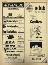 İzmir 1982-1983 Meslek Reklam İlanı Efemera S231 thumbnail 2