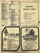 İzmir 1982-1983 Meslek Reklam İlanı Efemera S269 thumbnail 1