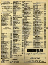 İzmir 1982-1983 Meslek Reklam İlanı Efemera S303 thumbnail 1