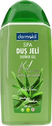 Dermokil Duş Jeli Spa Aloe Vera Yenileyici 500 Ml - 1