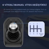 Cosmostech PXN V9 Gaming Racing Wheel 3 Pedallı ve Vitesli PC, PS4, PS3, Switch, Xbox ONE, Xbox Series X/S Uyumlu Oyuncu Direksiyonu thumbnail 3