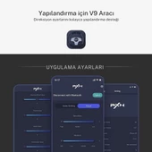 Cosmostech PXN V9 Gaming Racing Wheel 3 Pedallı ve Vitesli PC, PS4, PS3, Switch, Xbox ONE, Xbox Series X/S Uyumlu Oyuncu Direksiyonu thumbnail 7