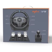 Cosmostech PXN V9 Gaming Racing Wheel 3 Pedallı ve Vitesli PC, PS4, PS3, Switch, Xbox ONE, Xbox Series X/S Uyumlu Oyuncu Direksiyonu thumbnail 6