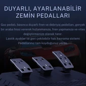 Cosmostech PXN V9 Gaming Racing Wheel 3 Pedallı ve Vitesli PC, PS4, PS3, Switch, Xbox ONE, Xbox Series X/S Uyumlu Oyuncu Direksiyonu thumbnail 2