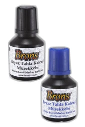 Siyah Mavi Yazı Tahta Kalem Mürekkebi 30 ml 2 Adet Brons Tahta Kalemi Mürekkebi 2 Adet - 1