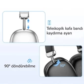 LinkTech HP5 ANC Kulak Üstü Kablosuz Bluetooth Kulaklık - 6