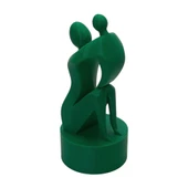 3D Anne ve Çocuk Figür - Yeşil - 1