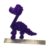 3D Hareketli Oyuncak Brakiyozor (Brachiosaurus) Dinozor - Mor thumbnail 8