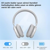 LinkTech HP5 ANC Kulak Üstü Kablosuz Bluetooth Kulaklık - 10