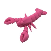 3D Hareketli Istakoz Figürlü Oyuncak - Pembe thumbnail 1