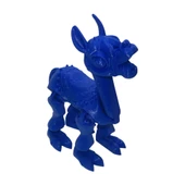 3D Hareketli Oyuncak Lama - Lacivert - 1