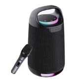 LinkTech M406 Premium RGB 80W Mikrofonlu Kablosuz BT Hoparlör - 2