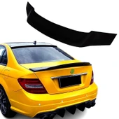 AUTOGP Mercedes w204 psm bagaj üstü spoiler siyah boyalı 2007 / 2013 - 3