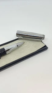 DivitPen Siyah Lake Deri Roller Kalem thumbnail 2