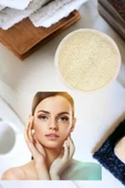 5'li Kabak Lifli Avokado Sabun Yüz Pedi Cilt Temizleme Fırçası Sıkılaştırma Temizleme Peeling Seti - 5