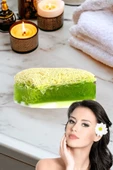 %100 El Yapımı Doğal Kabak Lifli Keçi Sütü Aloe Vera Sabun 120 Gr - 3