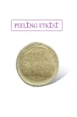 3'lü Set Kabak Lifli Yüz Pedi Kabak Lifli Eşek Sütlü Peeling Sabun Canlandırıcı Cilt Bakım Yüz Maske - 3