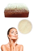 2'li Doğal Set Kabak Lifli Kahveli Sabun Peeling Bakım Sıkılaştırma Akne Temizleme Lifli Yüz Pedi - 1