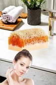 %100 El Yapımı Doğal Kabak Lifli Keçi Sütü Ballı Sabun 120 Gr - 2