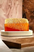 %100 El Yapımı Doğal Kabak Lifli Ballı Sabun 120 Gr - 5