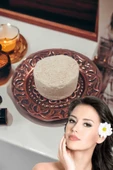 3'lü Yüz Temizleme Leke Akne Ölü Deri Peeling Ruşur Taşı Masaj Etkili Keçi Sütü Lavanta Sabun - 3