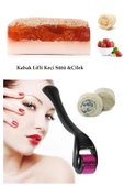 3lü Peeling Cilt Bakım Kabak Lifli Keçi Sütlü Çilek Sabun Yaşlanma Karşıtı Yenileme Dermaroller - 1