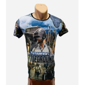 Dijital Baskı Pubg Palyer Gamer Tshirt - 7