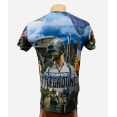 Dijital Baskı Pubg Palyer Gamer Tshirt - 8