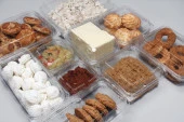 Kullan At Plastik Kilitli Şeffaf Düz Kapaklı Gıda Saklama Kabı Sızdırmaz Kap -2000 cc - 25 Adet - 3