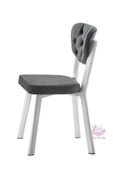 Simge Metal Sandalye Renkli Ayak 6 Lı Set Cafe,Restaurant,Mutfak,Salon,Yemek Odası Sandalyesi - 4