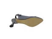 Zerhan 72 Kadın Platin Tokalı Burnu Kapalı Arkası Açık Topuku Ayakkabı - 5