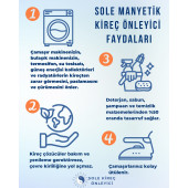 Sole Manyetik Kireç Önleyici Çamaşır Ve Bulaşık Makinesi İçin Polarizatör - 3