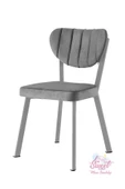 Esinti Metal Sandalye Renkli Ayak 6 Lı Set Cafe,Restaurant,Mutfak,Salon,Yemek Odası Sandalyesi - 2