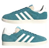 adidas Gazelle Turkuaz Mavi Erkek Günlük Spor Ayakkabı IG1061 - 6