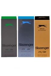 Slazenger 3x 125ml Karma Parfüm Seti (gold-mavi-yeşil) Active Sport - 1