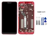 Xiaomi Mİ 8 LİTE Lcd Ekran Dokunmatik Orijinal Kalite ÇITALI KIRMIZI + TAMİR SETİ - 1