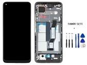 Xiaomi Mİ 10T PRO Lcd Ekran Dokunmatik Orijinal Kalite ÇITALI SİYAH + TAMİR SETİ - 1
