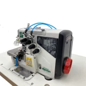 Sevmak GT-04UBT-BK 4 İplik Kıstırmalı Tam Otomatik Akıllı İplik Kesicili Hava Sistemli Overlok Makinası thumbnail 3