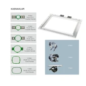 Wonyo WYQ1201L Tek Kafa 12 İğne Nakış Makinesi (60Cm X 40 Cm İşleme Alanı) thumbnail 4