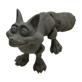 3D Hareketli Tilki Oyuncak - Gri thumbnail 2