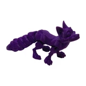 3D Hareketli Tilki Oyuncak - Mor - 3