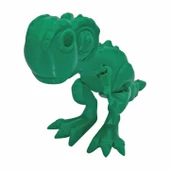 3D Hareketli Trex Oyuncak - Yeşil thumbnail 1