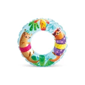 Intex Şeffaf Desenli Çocuk Yüzme Simidi Gök Mavisi 61cm (59242) - 1