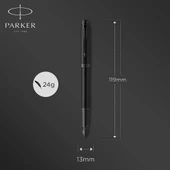 Parker IM Mat Metalik Dolma Kalem, M Uç - Siyah BT / - 3