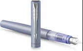 Parker Vector XL Mat Dolma Kalem, M Uç - Gümüş Mavi / - 1