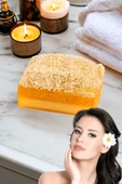 2'li Tüm Cilt Tipleri Yüz Bakım Peeling Kabak Lifli Keçi Sütü Limon Sabun Leke Akne Ruşur Taşı - 4