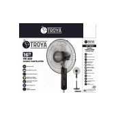 Zaman Ayarlı Sessiz Vantilatör 5 Kanatlı Pervane Serinletici Devrilmez Ayaklı 16'' 65W - 5