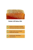 3'lü Set Doğal Kabak Lifli Keçi Sütü & Aloe Vera Özlü & Ballı Sabun Çift Taraflı Yüz Masaj Aleti - 3