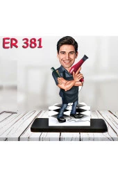 Özcan Tasarım Kişiye Özel Ahşap Biblo - Erkek Meslek Karikatür Biblo 21 thumbnail 1