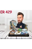 Özcan Tasarım Kişiye Özel Ahşap Biblo - Erkek Meslek Karikatür Biblo 69 thumbnail 1